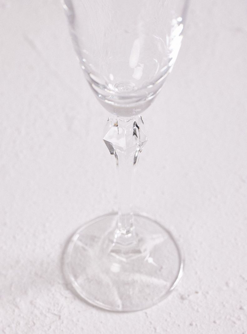 Set 6 Copas Cristal Elizabeth Champaña-2