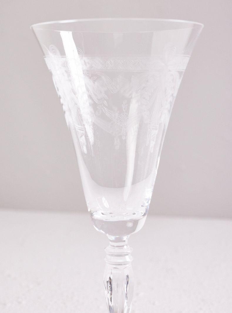 Set 6 Copas Cristal Tallado Victoria Tinto 230 ml-2