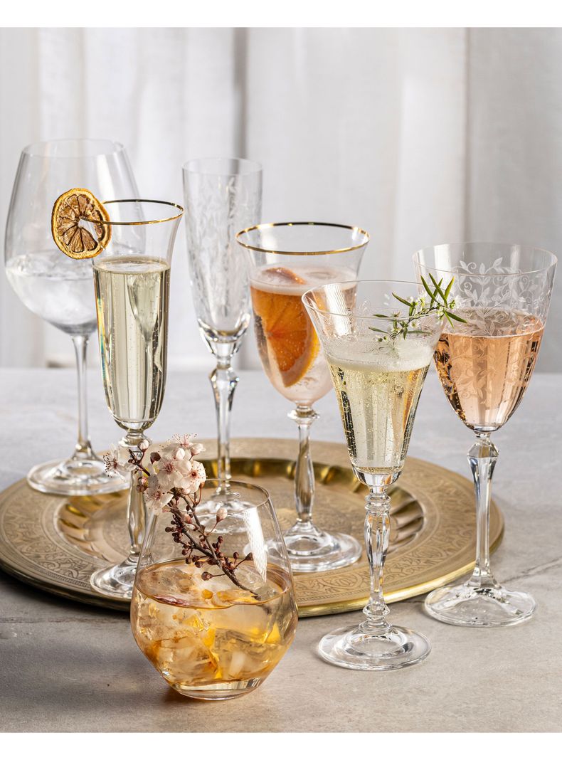 Set 6 Copas Cristal Tallado Victoria Tinto 230 ml-3