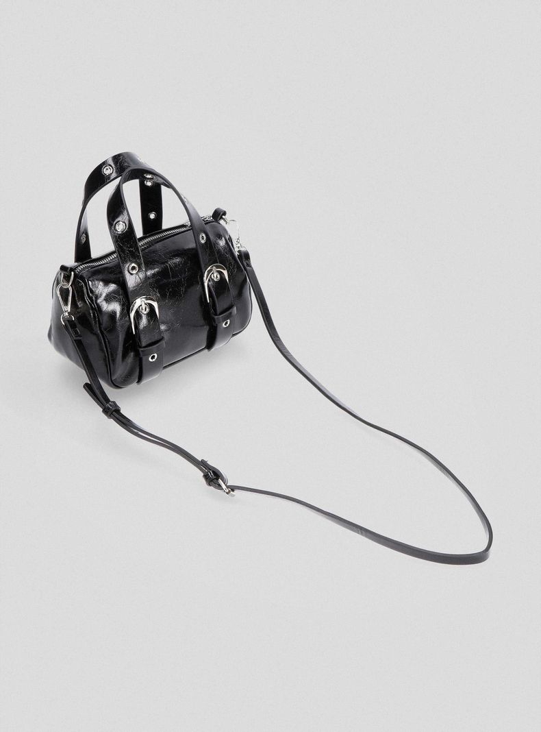 Cartera Tipo Mini Bandolera Ojetillos-2