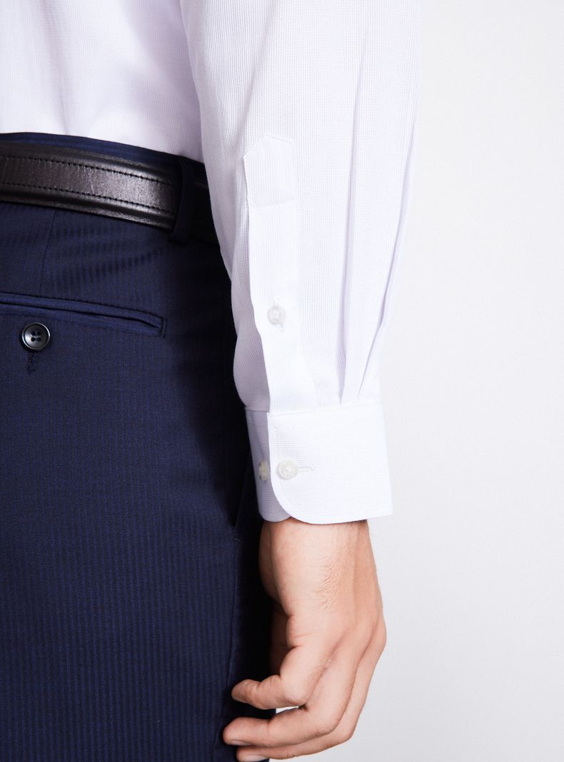 Camisa Slim Fit en Texturas-3