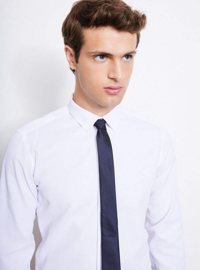 Camisa Slim Fit en Texturas-2