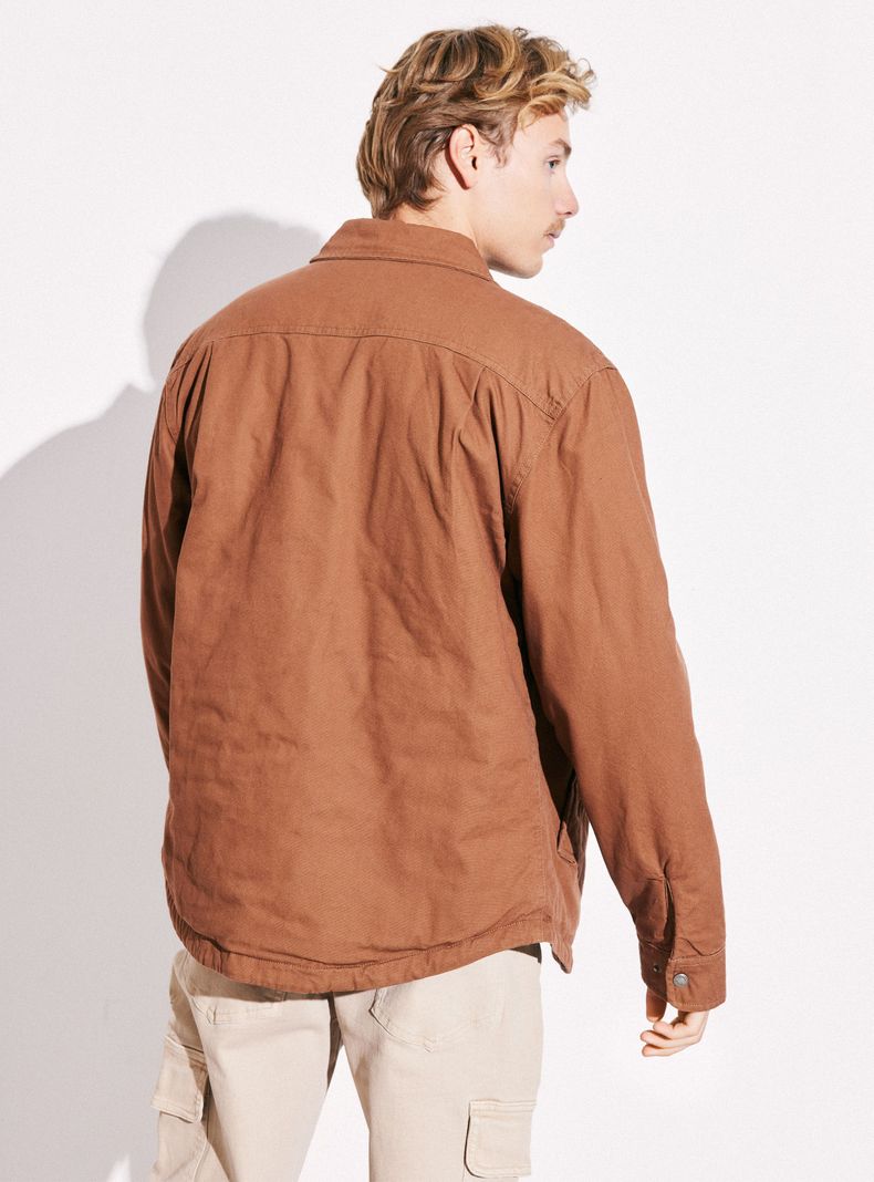 Chaqueta Manga larga con Bolsillo parche-1