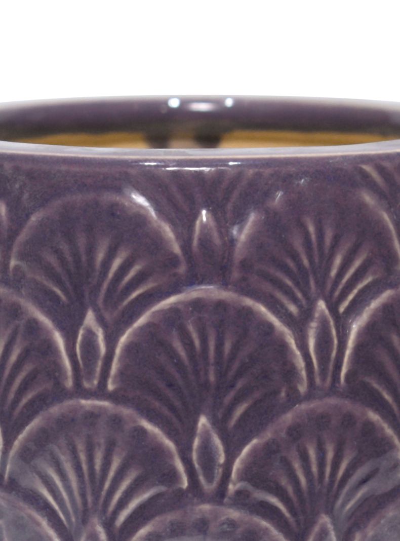 Macetero Morado 15 cm-1