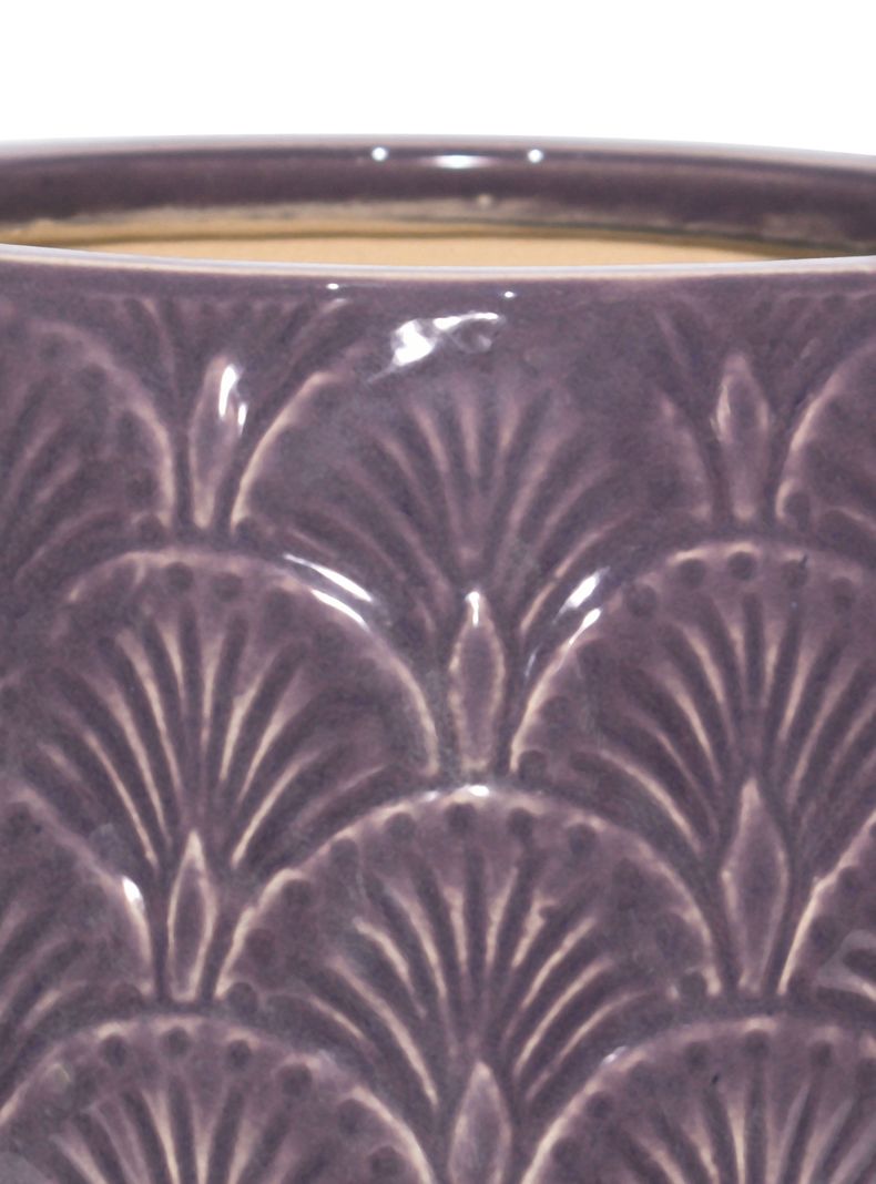 Macetero Morado 22 cm-1