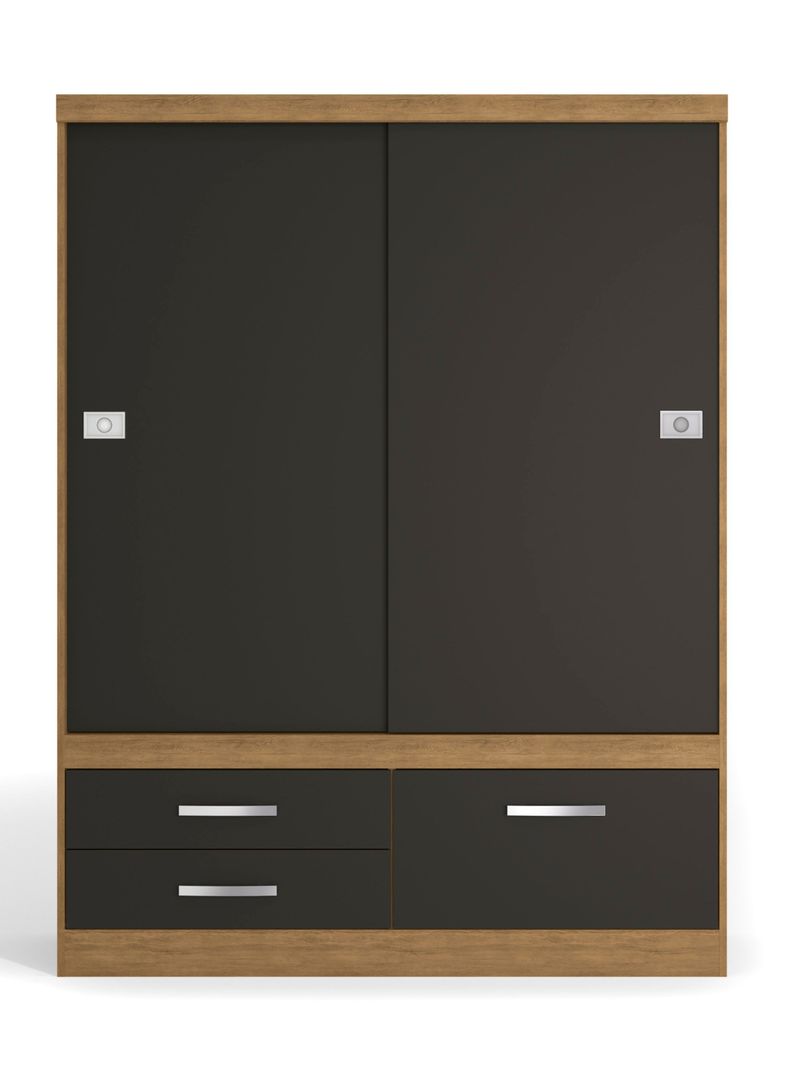 Clóset S582 2 Puertas Correderas 3 Cajones-3