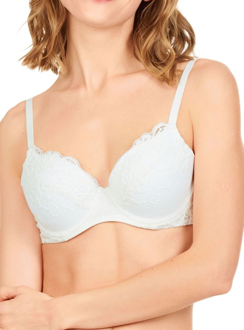 Sostén Encaje Push Up Copa B 6001030-2