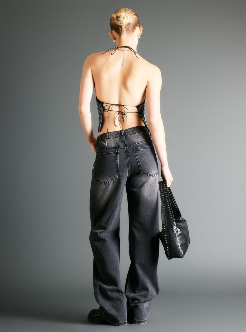 Jeans con Brillo Strass-5