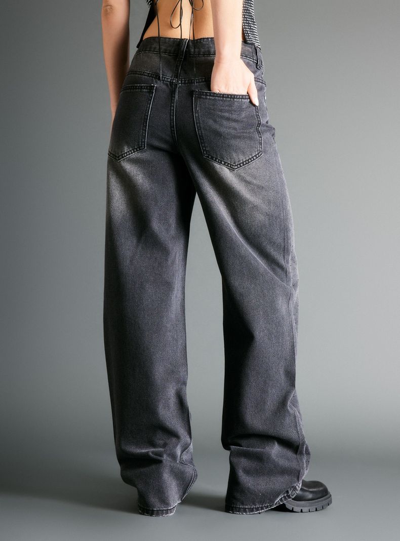 Jeans con Brillo Strass-1
