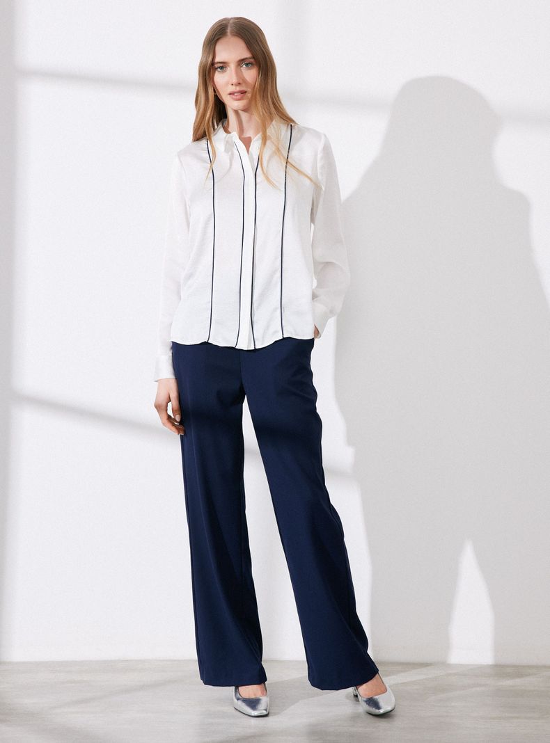 Blusa Satinada con Detalle-4
