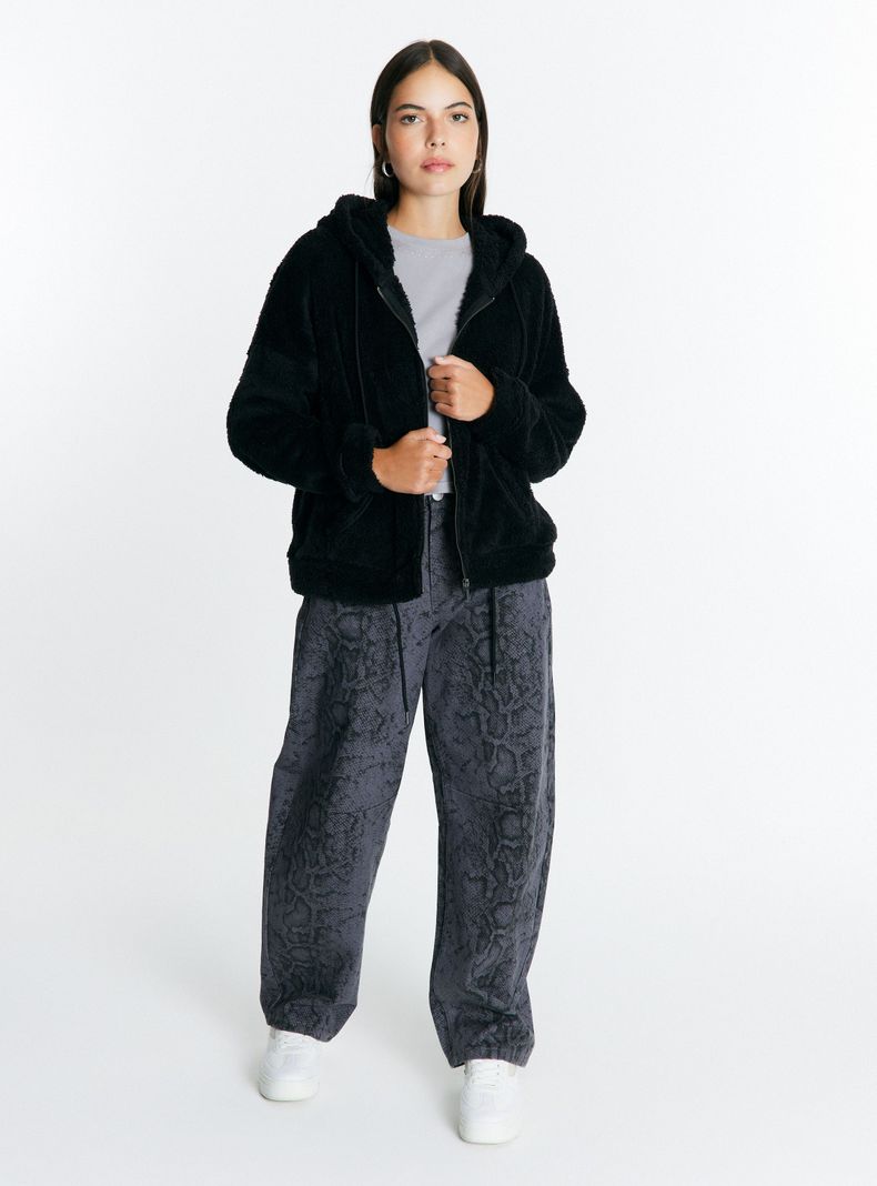 Polar con Solapa Acolchada Relaxed Fit-4