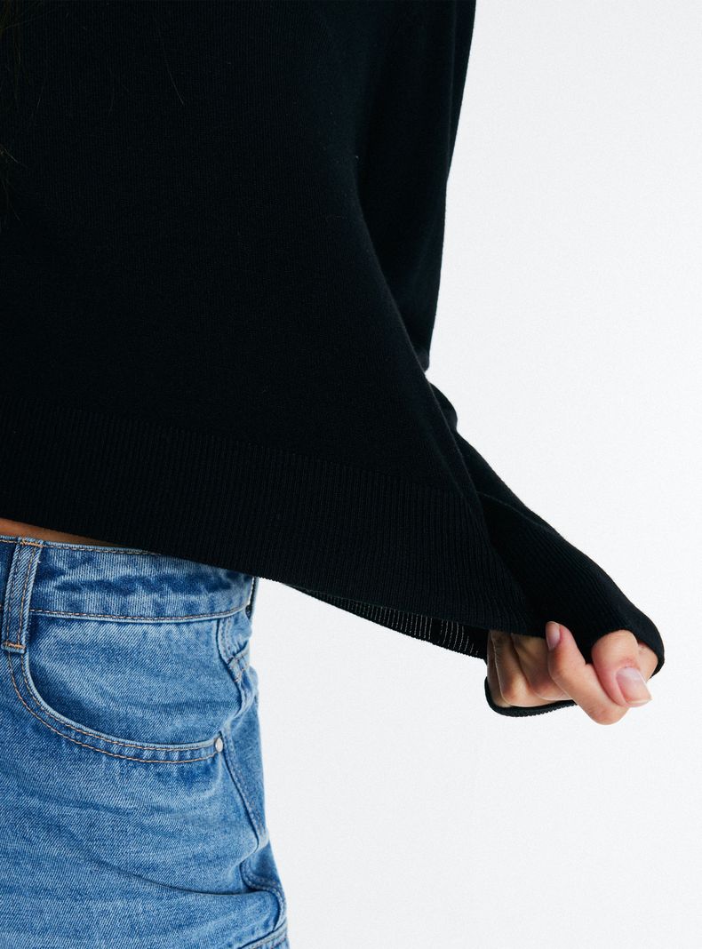 Sweater Básico Cuello Redondo-3