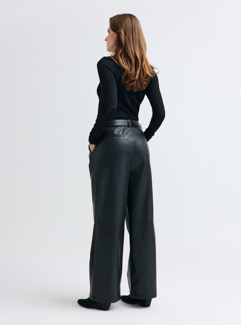 Pantalón Tiro Alto Pinzados-5