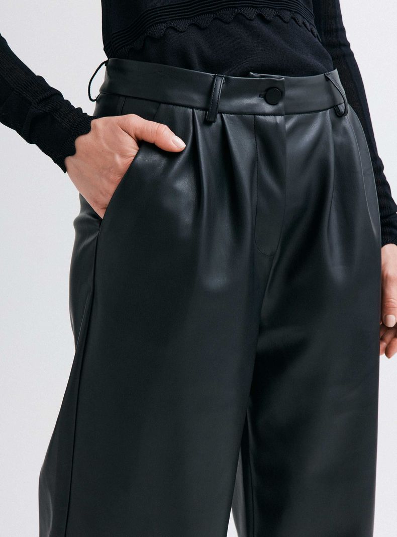 Pantalón Tiro Alto Pinzados-2