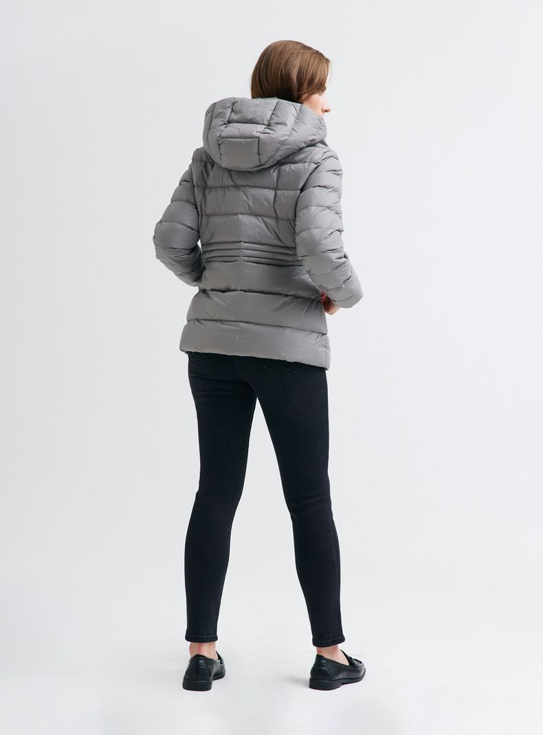 Parka  Manga Larga Acolchada con Capucha-5