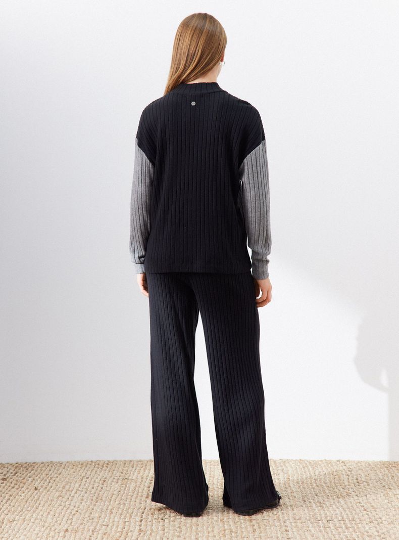 Polera Melange Bitono-5