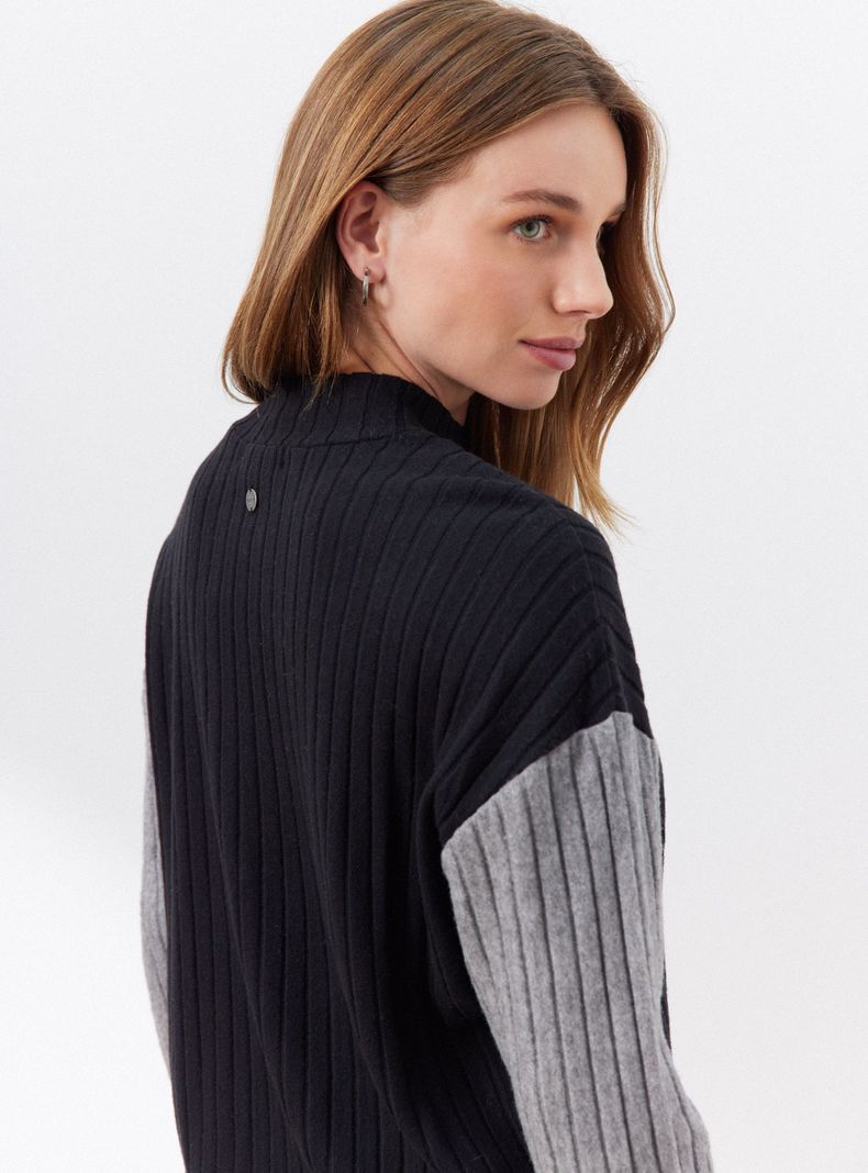 Polera Melange Bitono-3