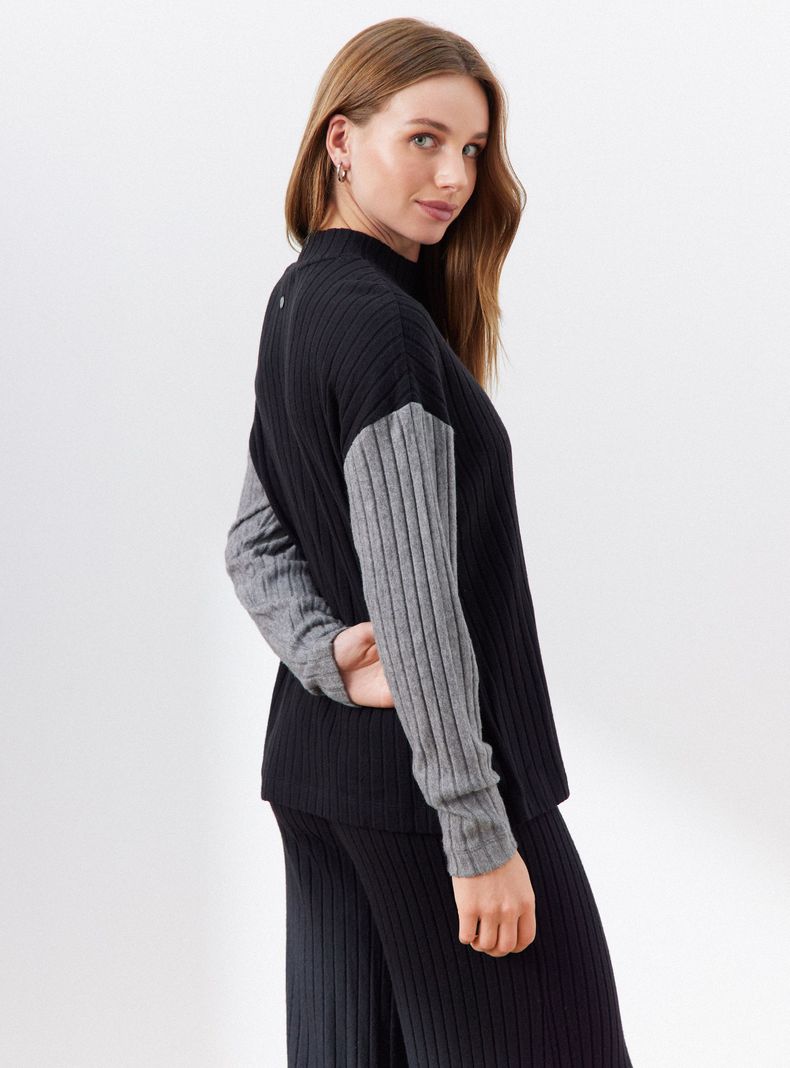Polera Melange Bitono-1