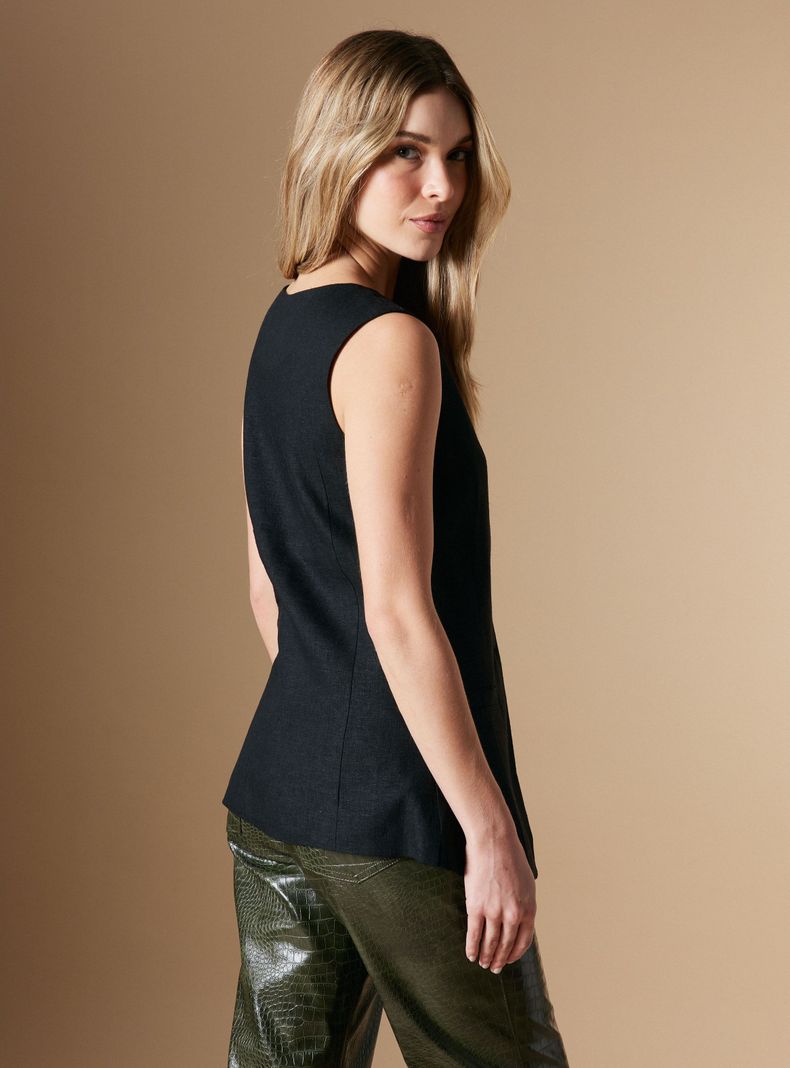 Blusa Vest Abotonado Colaboración María Pombo-1