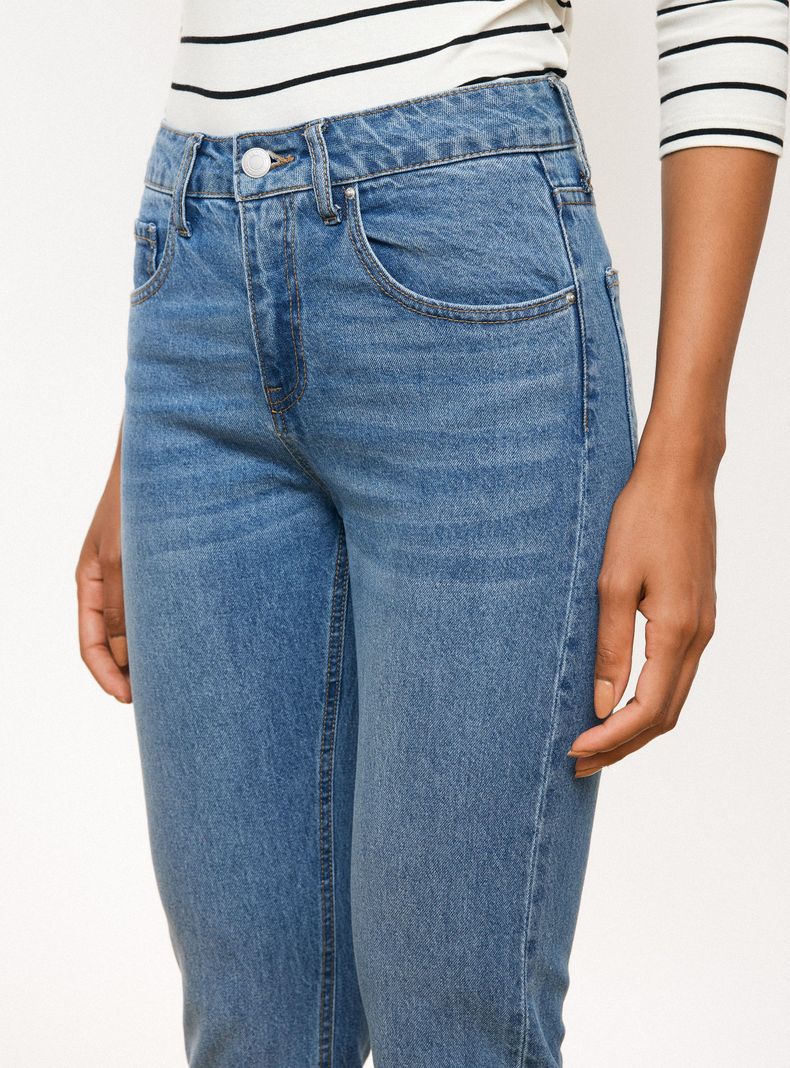 Jeans Variedad de Lavados Denim Tiro Medio-2