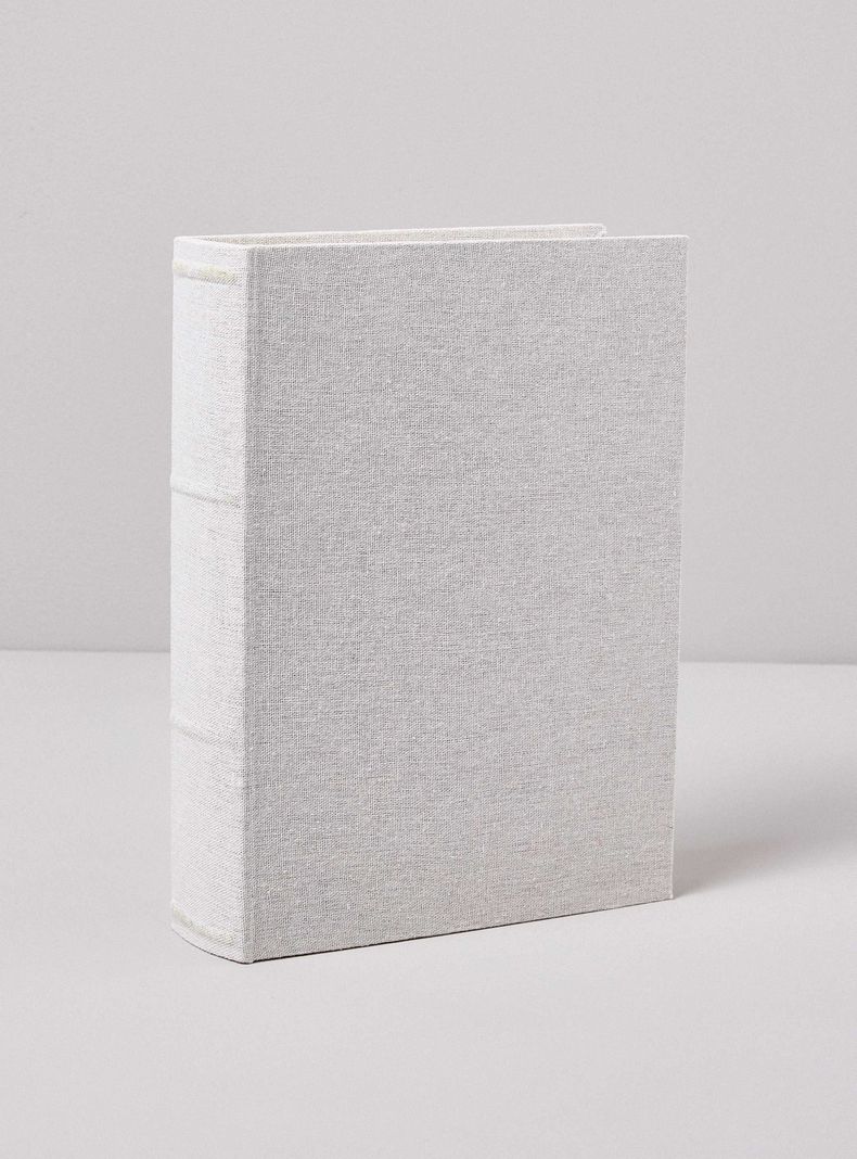 Libro Decorativo Gris L-0