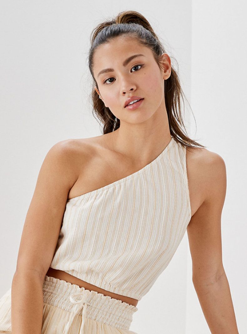 Polera One Shoulder Crop
