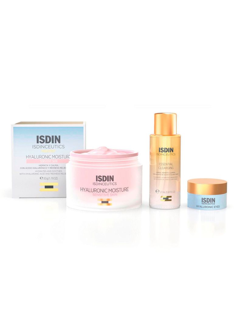 Set Rutina Hidratante Hyaluronic Moisture Sensitive Skin 50 g Isdinceutics-0