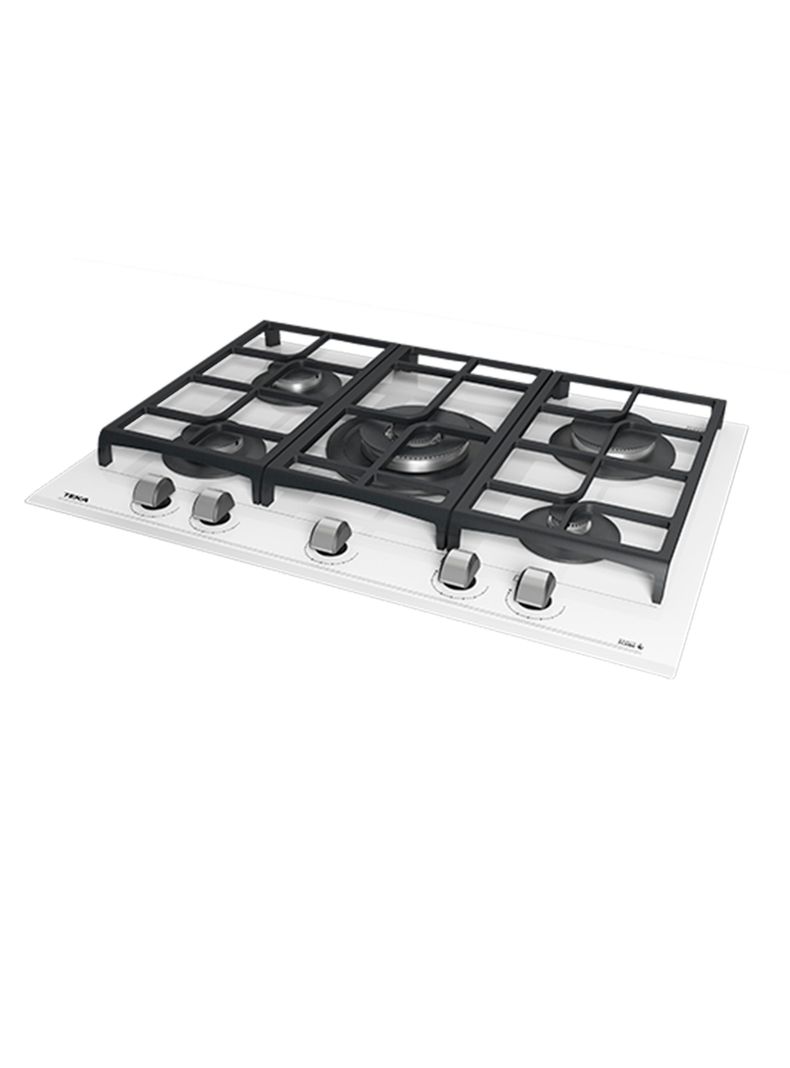 Cocina Cristal Gas GZC 75330 XBB WH Blanco-1