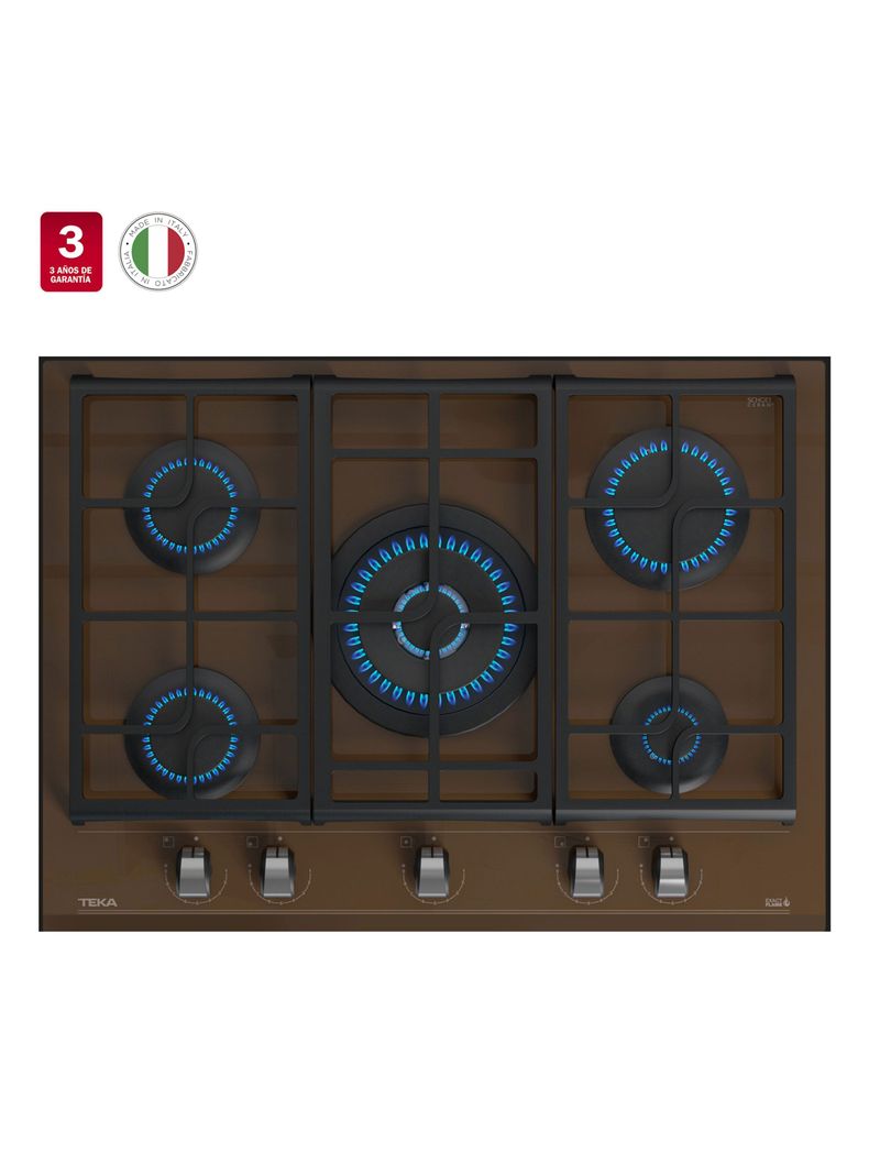 Cocina Cristal Gas GZC 75330 XBB LB Café-2