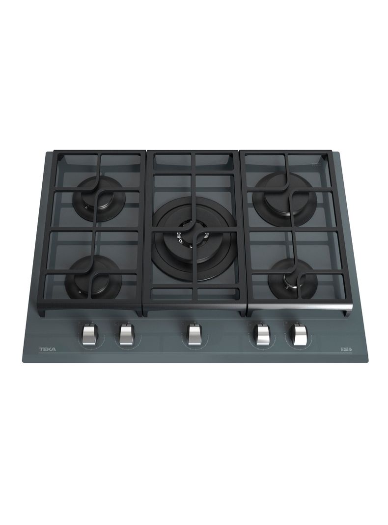 Cocina Cristal Gas GZC 75330 XBB ST Gris-0