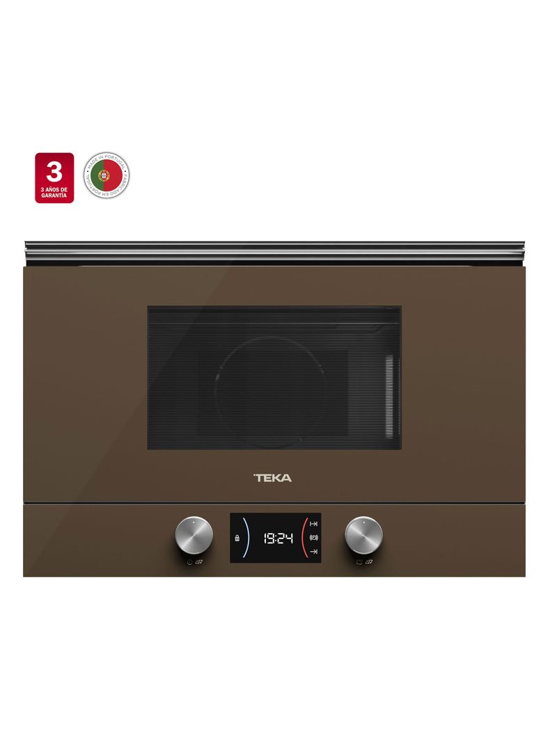 Horno Microondas Empotrable + Grill Frente Cristal ML-8220 BIS L LB Café-2