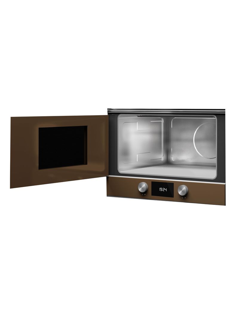 Horno Microondas Empotrable + Grill Frente Cristal ML-8220 BIS L LB Café-1