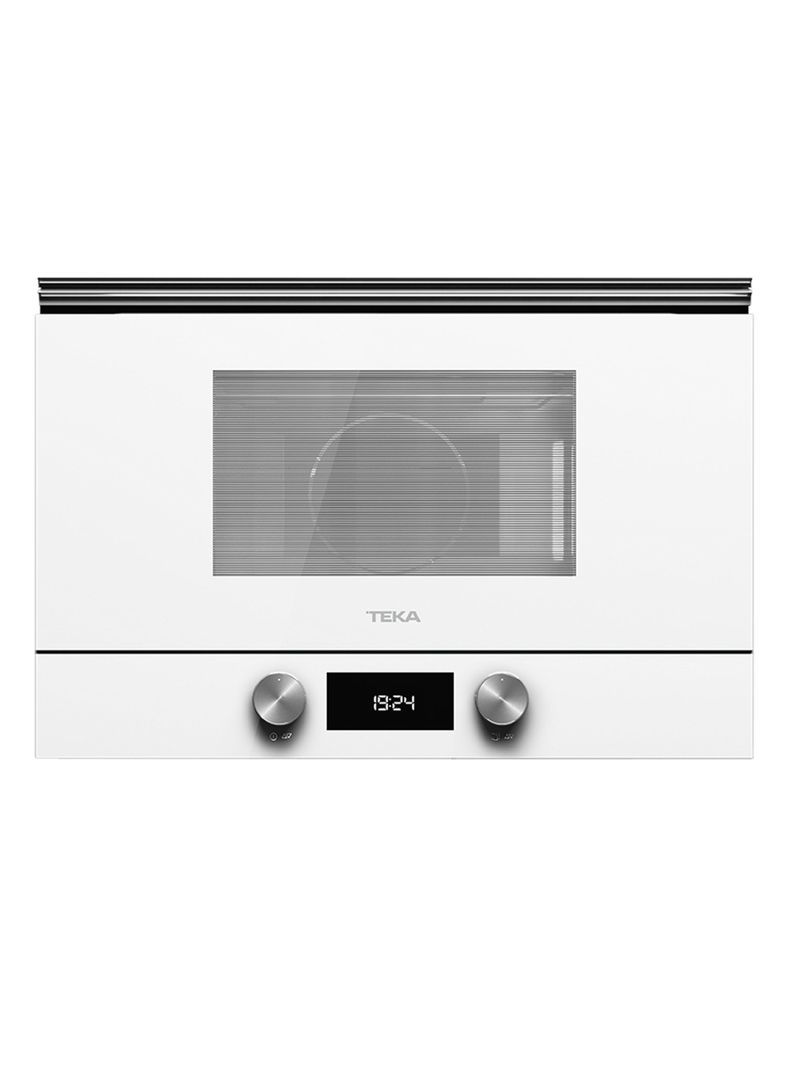Horno Microondas Empotrable + Grill Frente Cristal ML 8220 L WH Blanco-0