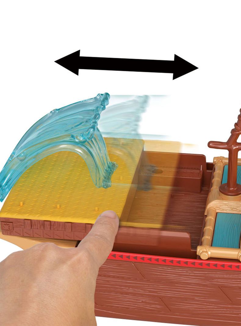 Juego Canoa de Aventuras con Mini Muñeca Moana + Accesorios-4