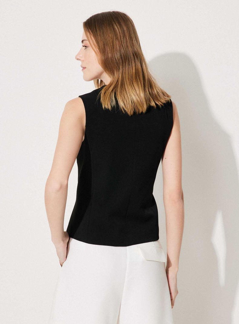 Blusa Vest con Lazos-1