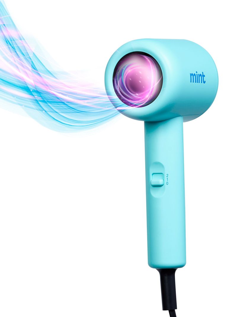 Secador de Pelo Portátil Essencial ionic Turquesa-1