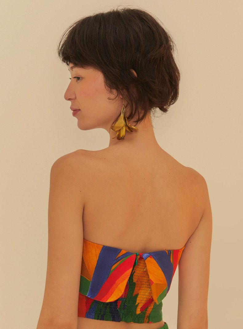 Top Strapless con Vuelo-1