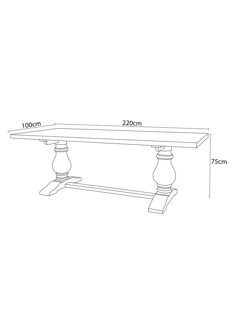 Mesa de Comedor Diana 220 cm-1