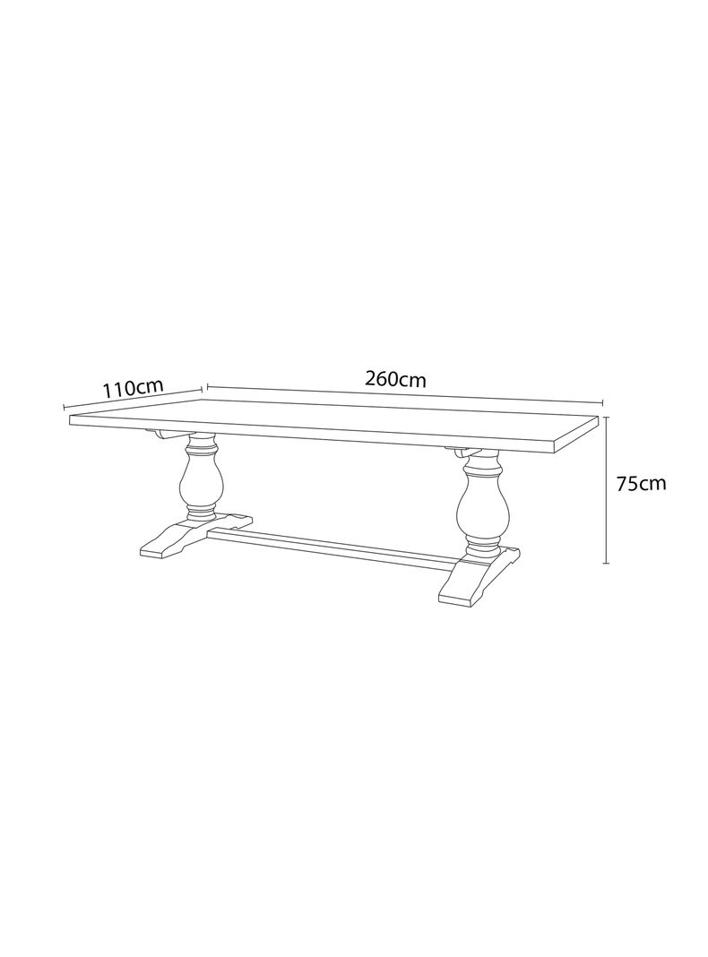 Mesa de Comedor Diana 260 cm-1