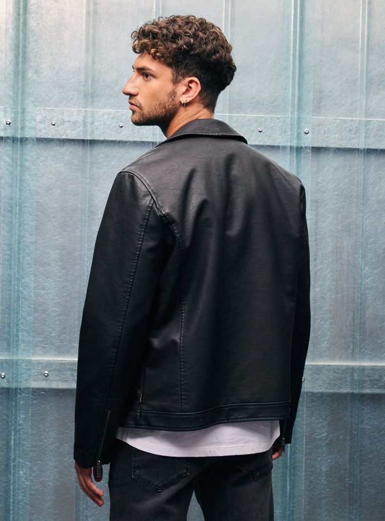 Chaqueta Estilo Biker Casual-1
