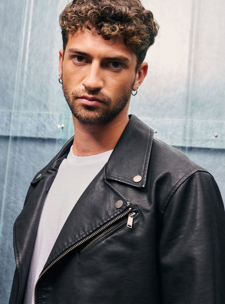 Chaqueta Estilo Biker Casual-2