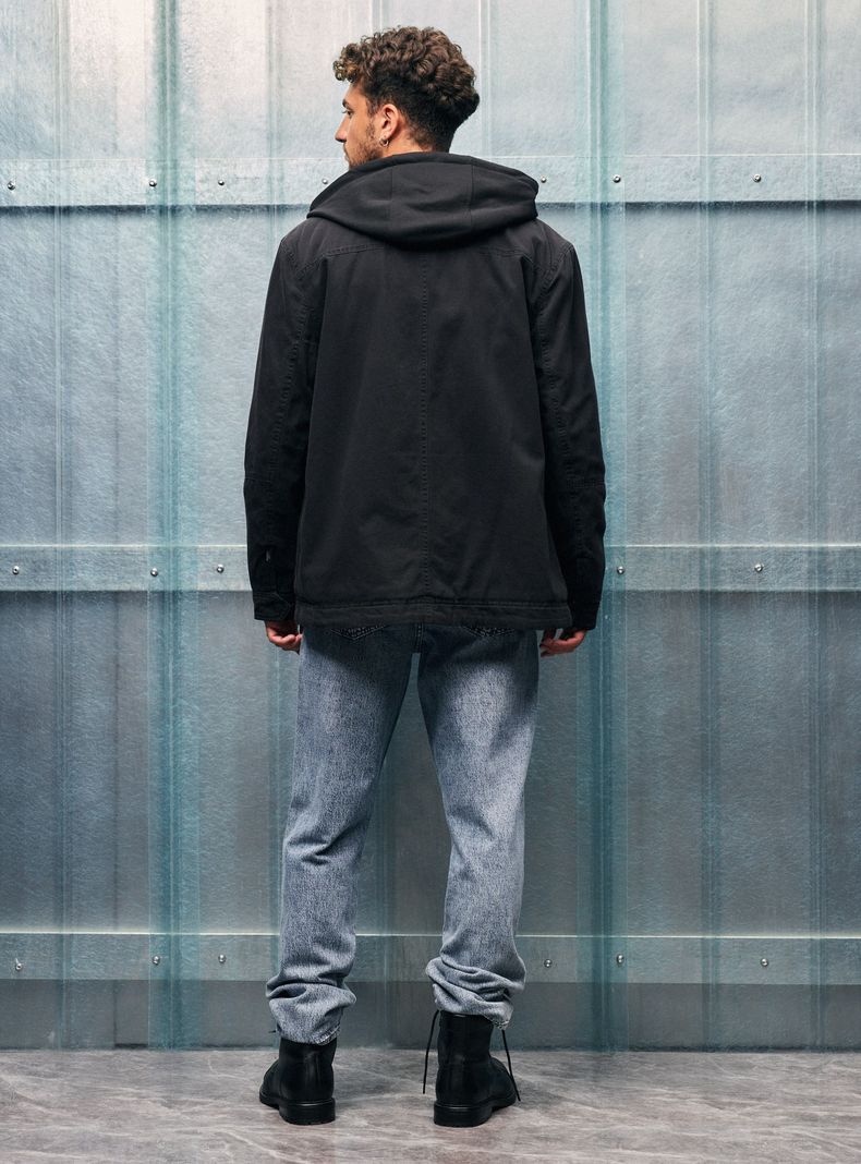 Chaqueta con Gorro Desmontable-5