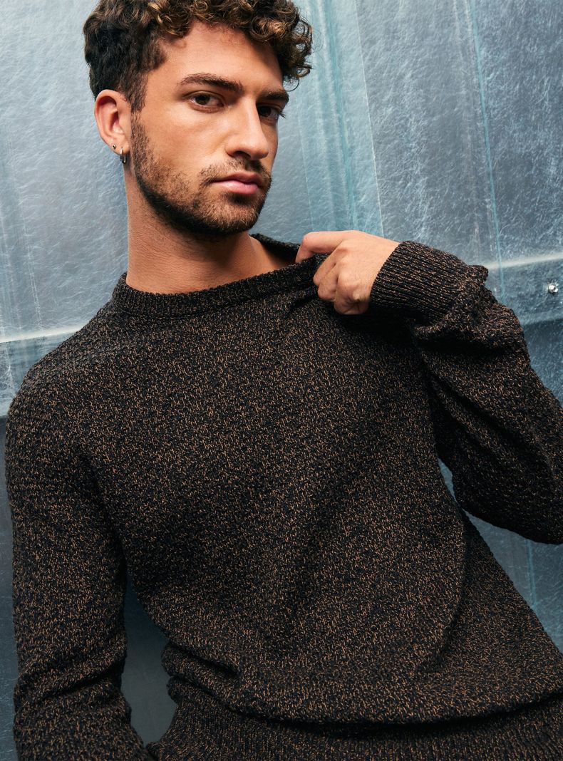 Sweater Doble Hilo Punto Fantasía-2