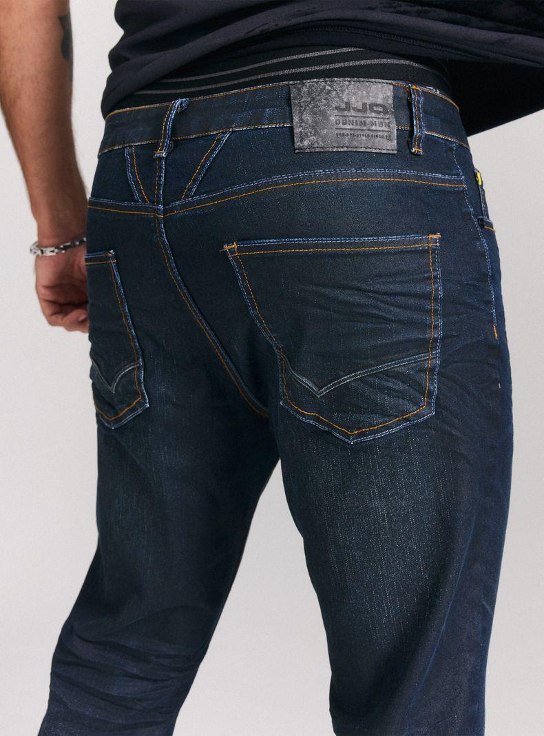 Jeans Lavado Contrastado Manchas Skinny Fit-3