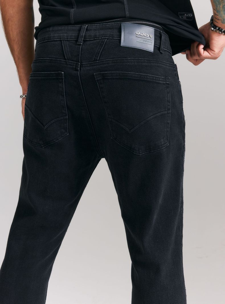 Jeans Full Roturas Piquetes Tapered Fit-3