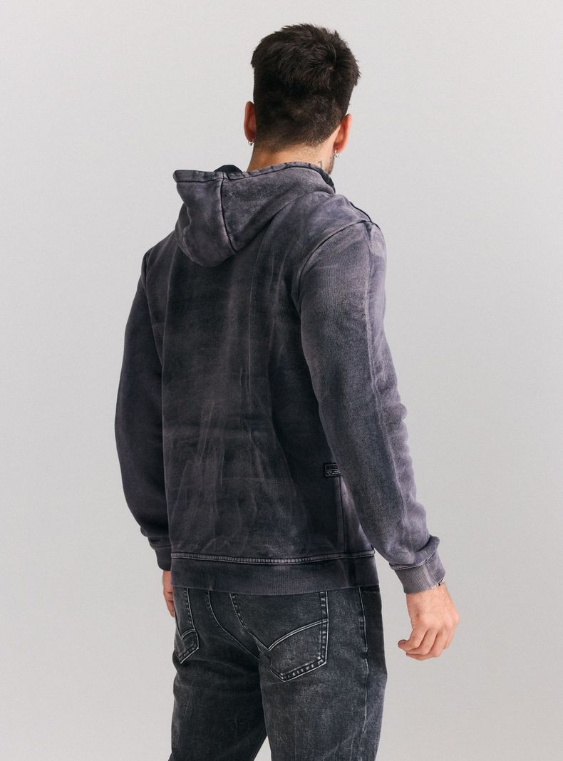 Polerón Hoddie Lavado Bolsillo Canguro-1