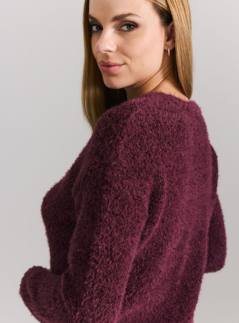 Sweater Mezcla Hilado Metalizado-3