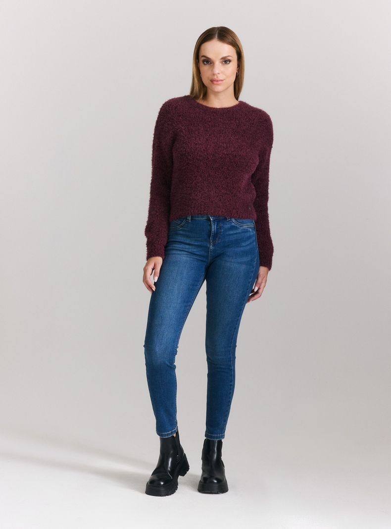 Sweater Mezcla Hilado Metalizado-4