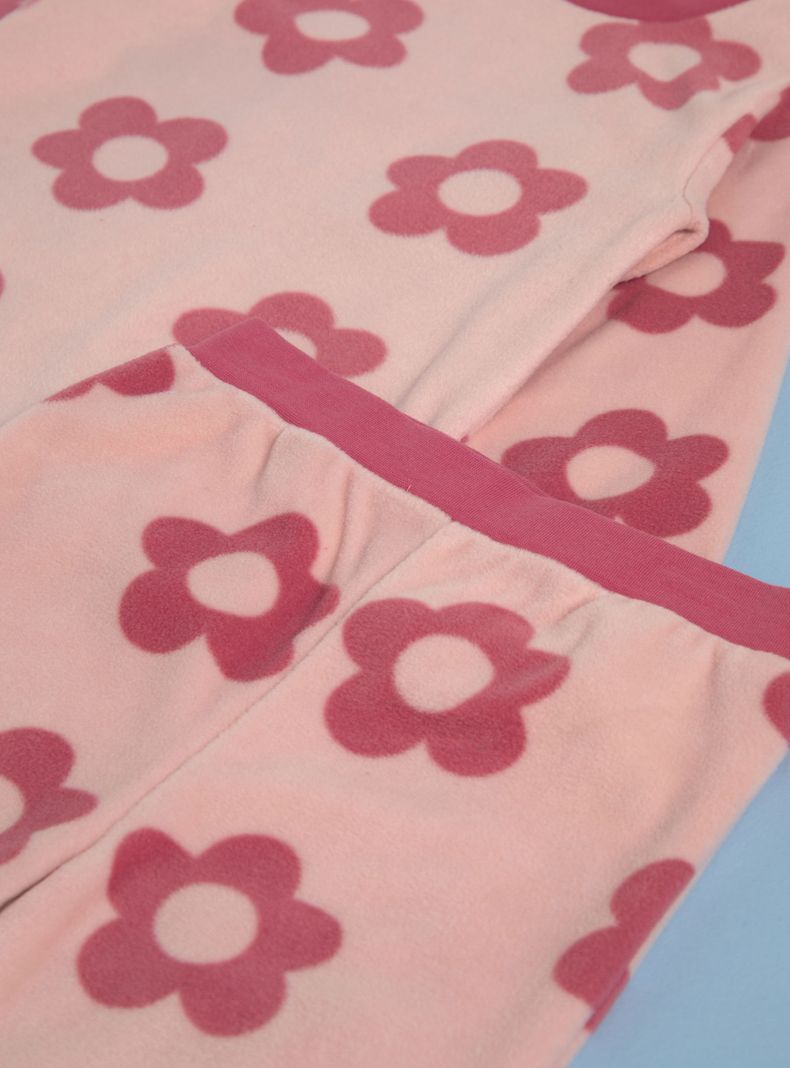 Pijamas de Dos Piezas de Micropolar Estampado-2