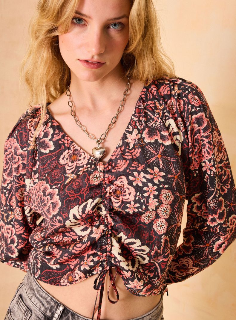 Blusa Tela Jacquard Full Estampada-2